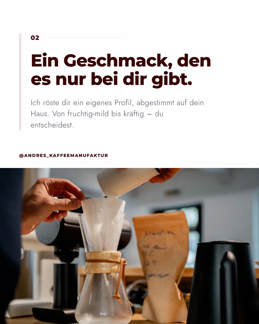 Andres Kaffeemanufaktur – Kaffeemanufaktur, Slide 3 von 5