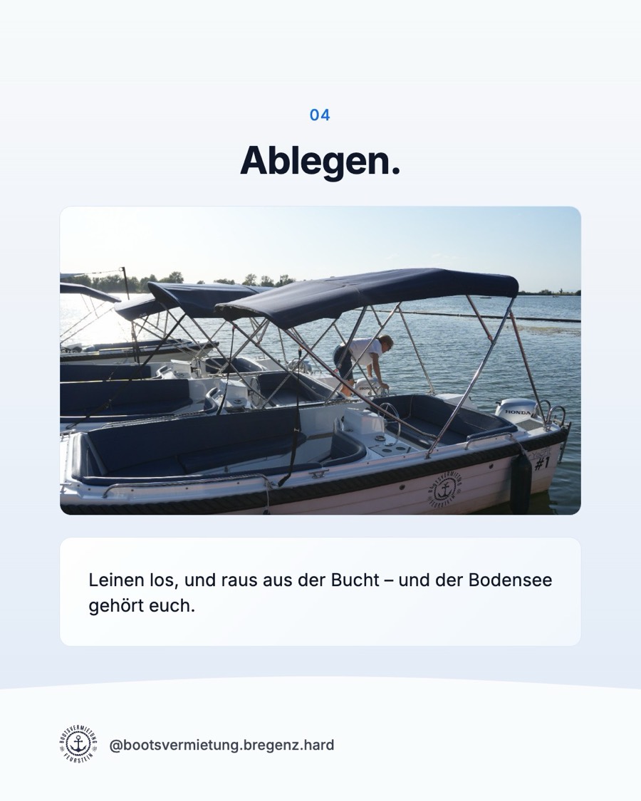 Seetaxi Bregenz – Bootsvermietung, Slide 6 von 8